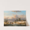 Skating Pleasures in Winter by Lodewijk Johannes Kleijn