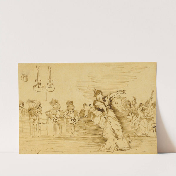 Sketch after &#039;El Jaleo&#039; by John Singer Sargent