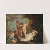 Sketch for Achilles leaving to avenge the death of Patroclus by Etienne Jeaurat