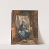 Sketch for In the Bezestein, El Khan Khalil, Cairo by John Frederick Lewis