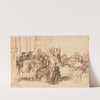 Sketch for &#039;Reading the Will&#039; by Sir David Wilkie