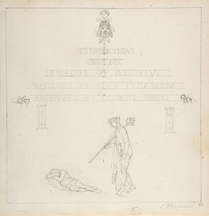 Sketch for the Title-Page of an Edition of Aeschylus (1793)