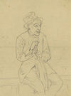Sketch of a civilian figure