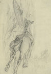 Sketch of a dead horse