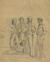 Sketch of a group of Collis’ Zouaves–Gen. Banks bodyguard, now attached to Col. Geary command, near Manassas Gap