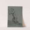 Sketch of a male nude- life study by John Trumbull