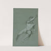 Sketch of a male nude- life study by John Trumbull