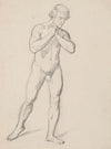Sketch of a nude male (1842)