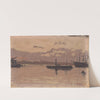 Sketch of a Port by Santiago Rusiñol