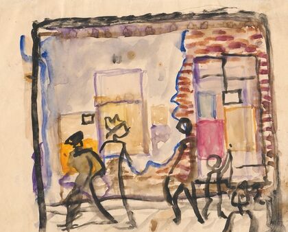 Sketch of a street scene I (1931)