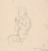 Sketch of angel for the painting ‘The Immaculate Conception’ (1864)