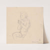 Sketch of angel for the painting ‘The Immaculate Conception’ (1864) by Józef Simmler