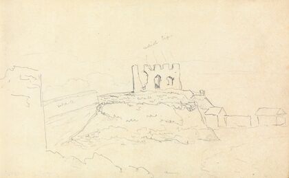 Sketch of Castle Ruins
