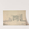 Sketch of Castle by Sawrey Gilpin