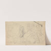Sketch of Centaurs and Lapiths From a Frieze by William Pars