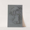 Sketch of hand and foot by Johann Baptist von Lampi the Elder