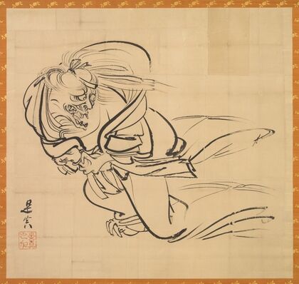 Sketch of Ibaraki-dōji (c. 1840)