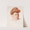 Sketch of Mother Jeanne’s Head Looking Down (circa 1907-08) by Mary Cassatt