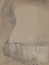 Sketch of Niagara Falls, including Terrapin Tower (1850-1860)