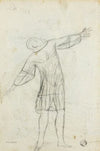 Sketch of Standing Man with Outstretched Arms