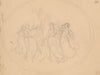 Sketch of the composition to the scene from the first act of the ‘Giselle’ ballet