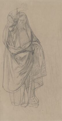 Sketch of the high priest to the painting ‘Martyrdom of St. Matthias’