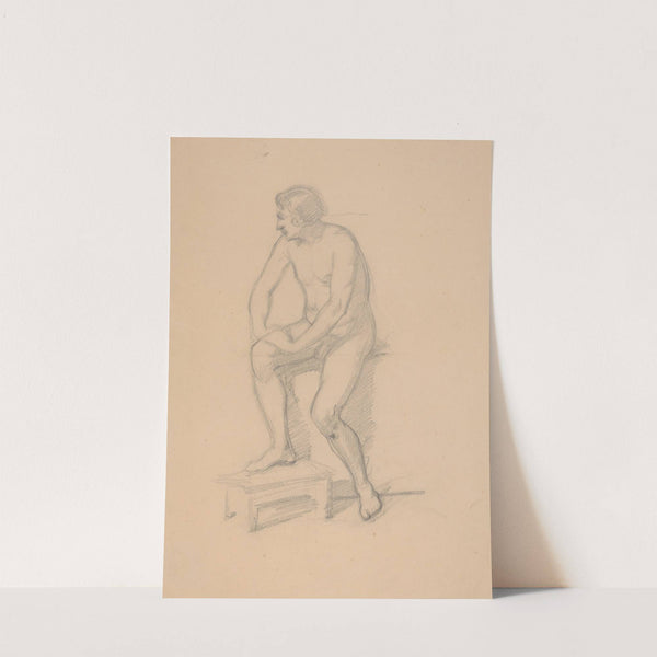 Sketch of the king figure for the painting &#039;Death of Barbara Radziwiłł&#039; by Józef Simmler