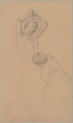 Sketch of two female figures to the painting ‘Martyrdom of St. Josaphat Kuntsevych’