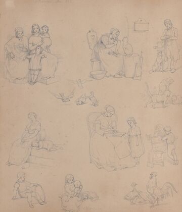 Sketch Sheet of Illustrations