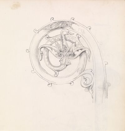 Sketchbook – Study for Head of Crozier