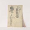 Sketchbook with figural studies by Jozef Hanula