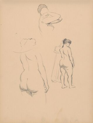 Sketchbook with nudes