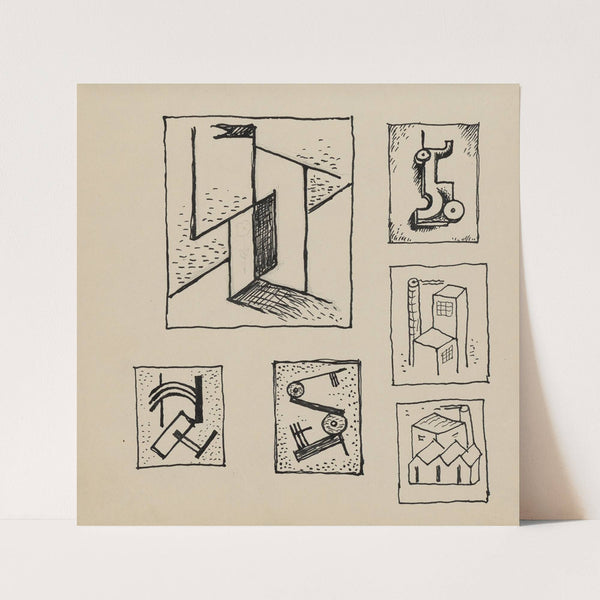 Sketchbook with Various Studies (1929–1931) by Mikuláš Galanda