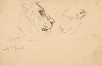 Sketchbook with views of Tours, France and its environs (1828–29)