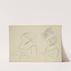 Sketches of Café Singers (1877) by Edgar Degas