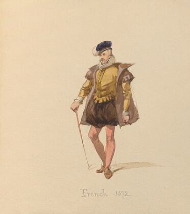 Sketches of costume Pl.012