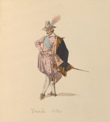 Sketches of costume Pl.025