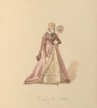 Sketches of costume Pl.034