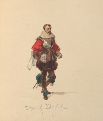 Sketches of costume Pl.047