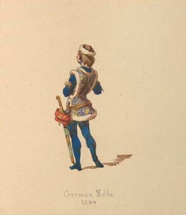 Sketches of costume Pl.049