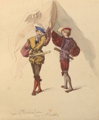 Sketches of costume Pl.070