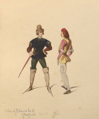 Sketches of costume Pl.074 — size preview