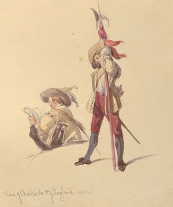 Sketches of costume Pl.078