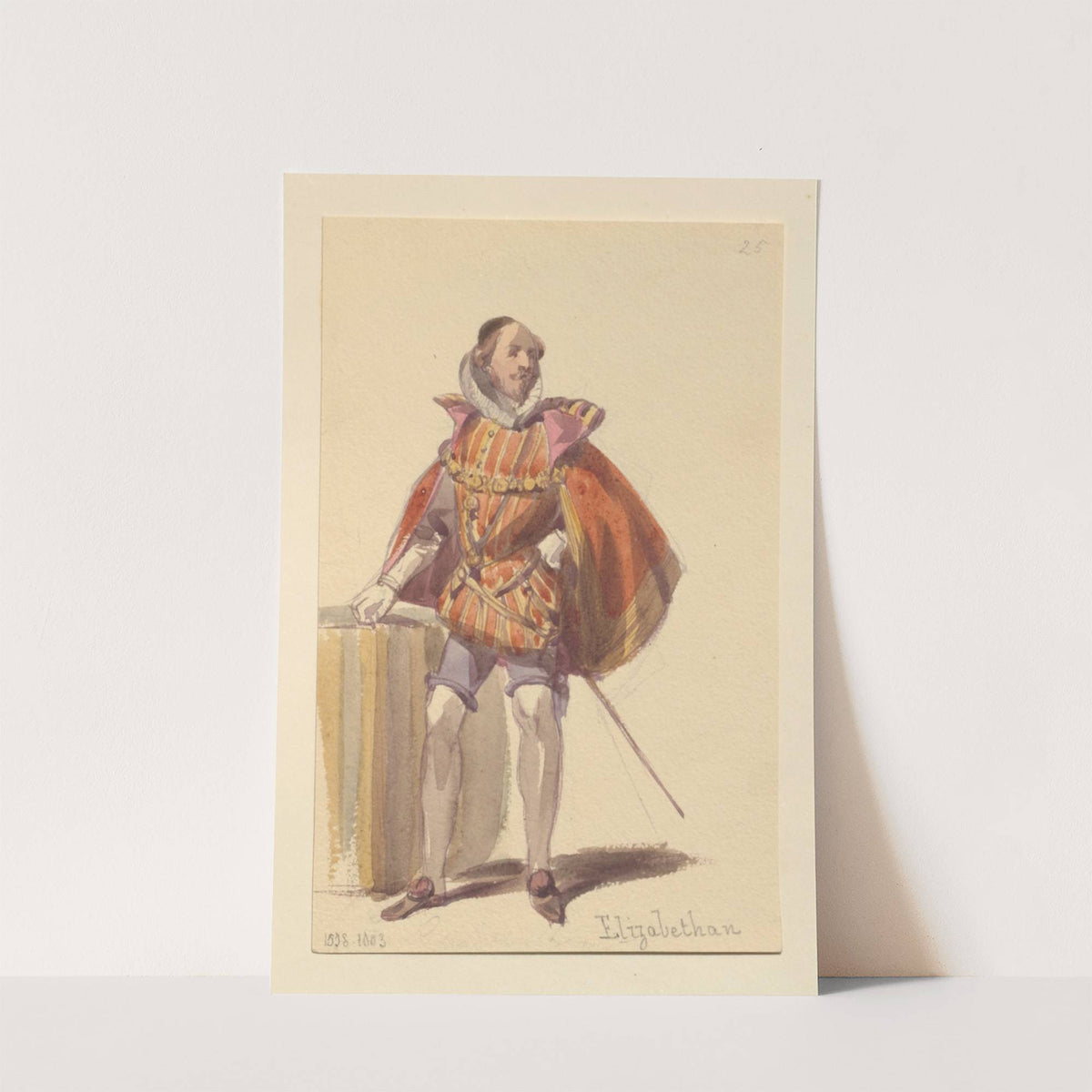 Sketches of costume Pl.090 by John Richard Coke Smyth