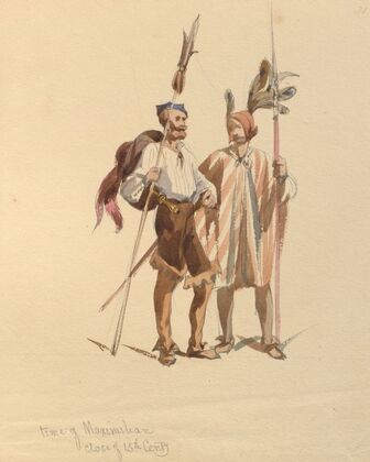 Sketches of costume Pl.096