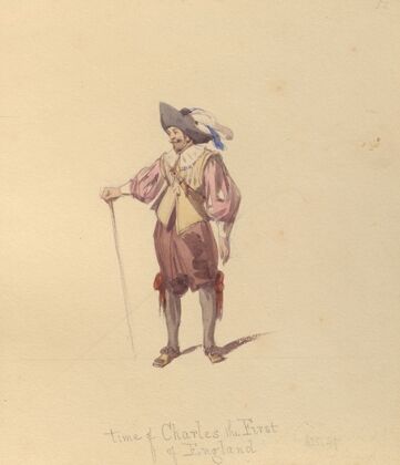 Sketches of costume Pl.117