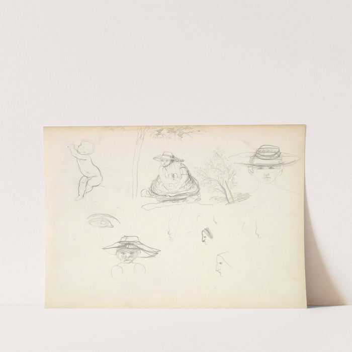Sketches of Figures (1840–60) by Frederic Leighton