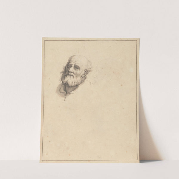Sketches of Heads of Bearded Men by Hamlet Winstanley