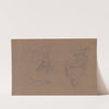 Sketches of Mary Magdalene to the composition &#039;Entombment&#039; by Józef Simmler