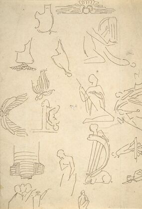 Sketches of Miscellaneous Egyptian Details and Figures